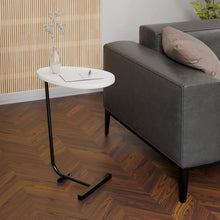 טען את התמונה לגלריה , שולחן צד בצבע לבן