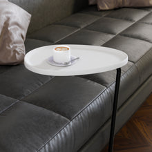 טען את התמונה לגלריה , שולחן צד בצבע לבן