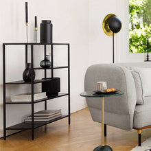 טען את התמונה לגלריה , יחידת מדפים מעוצבת לבית עם פתרונות אחסון