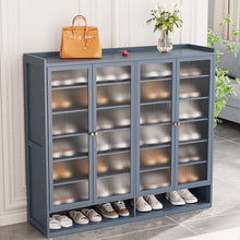 טען את התמונה לגלריה , ארון נעלים מבמבוק עם סגירה