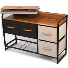 טען את התמונה לגלריה , יחידת אחסון מעוצבת עם 5 תאי אחסון מבד