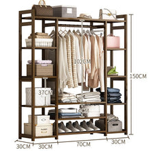 טען את התמונה לגלריה , יחידת אחסון מעוצבת המשלבת תלייה ו8 תאי אחסון - מידות