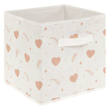 טען את התמונה לגלריה , קופסת אחסון עם לבבות ורודים