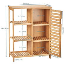 טען את התמונה לגלריה , ארונית אחסון מבמבוק- מידות