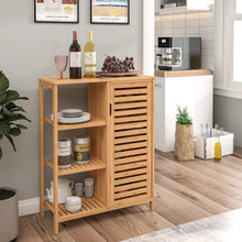 טען את התמונה לגלריה , ארונית אחסון מעוצבת לבית ולמטבח מבמבוק