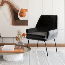 טען את התמונה לגלריה , כורסא קטיפה מודרנית ונעימה בריפוד עבה ונוח ורגלי מתכת חזקות