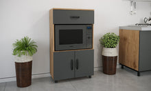 טען את התמונה לגלריה , ארון שירות משלים למטבח על גלגלים במבחר צבעים לבחירה