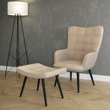 טען את התמונה לגלריה , כורסא לסלון משולבת הדום מפנק לרגליים במגוון צבעים