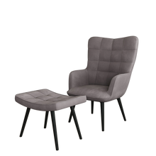 טען את התמונה לגלריה , כורסא לסלון משולבת הדום מפנק לרגליים במגוון צבעים