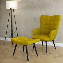 טען את התמונה לגלריה , כורסא לסלון משולבת הדום מפנק לרגליים במגוון צבעים