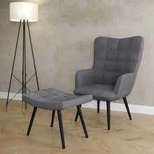 טען את התמונה לגלריה , כורסא לסלון משולבת הדום מפנק לרגליים במגוון צבעים