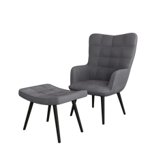 טען את התמונה לגלריה , כורסא לסלון משולבת הדום מפנק לרגליים במגוון צבעים