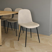 טען את התמונה לגלריה , כיסא לפינת אוכל בריפוד קטיפה איכותי ויוקרתי במגוון צבעים לבחירה
