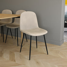 טען את התמונה לגלריה , כיסאות לפינת אוכל בריפוד קטיפה איכותי ויוקרתי במגוון צבעים לבחירה