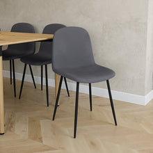 טען את התמונה לגלריה , כיסאות לפינת אוכל בריפוד קטיפה איכותי ויוקרתי במגוון צבעים לבחירה