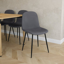 טען את התמונה לגלריה , כיסא לפינת אוכל בריפוד קטיפה איכותי ויוקרתי במגוון צבעים לבחירה