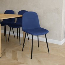 טען את התמונה לגלריה , כיסא לפינת אוכל בריפוד קטיפה איכותי ויוקרתי במגוון צבעים לבחירה