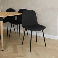 טען את התמונה לגלריה , כיסא לפינת אוכל בריפוד קטיפה איכותי ויוקרתי במגוון צבעים לבחירה