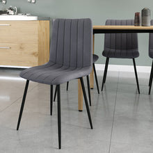 טען את התמונה לגלריה , כיסאות עם רגלי מתכת