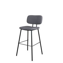 טען את התמונה לגלריה , כיסא בר מעוצב מקטיפה איכותית המתאים לאי במטבח - במגוון צבעים