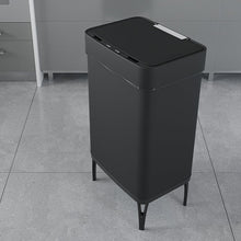 טען את התמונה לגלריה , פח אשפה אוטומטי שחור