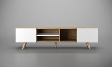 טען את התמונה לגלריה , מזנון מודרני הכולל דלתות ומדפים לאחסון גדול במראה יוקרתי