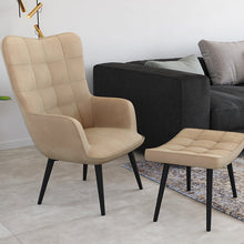 טען את התמונה לגלריה , כורסא לסלון משולבת הדום מפנק לרגליים במגוון צבעים