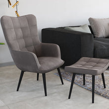 טען את התמונה לגלריה , כורסא לסלון משולבת הדום מפנק לרגליים במגוון צבעים