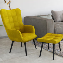 טען את התמונה לגלריה , כורסא לסלון משולבת הדום מפנק לרגליים במגוון צבעים