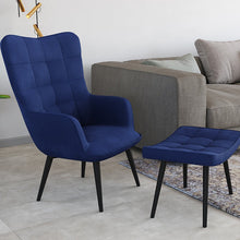 טען את התמונה לגלריה , כורסא לסלון משולבת הדום מפנק לרגליים במגוון צבעים