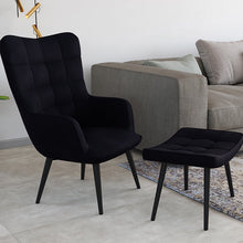 טען את התמונה לגלריה , כורסא לסלון משולבת הדום מפנק לרגליים במגוון צבעים