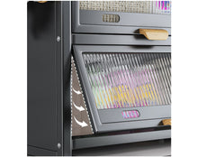 טען את התמונה לגלריה , יחידת אחסון לחדר הרחצה והשירות JayG מפלדה המשלבת 2 תאי אחסון ודלתות