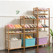 טען את התמונה לגלריה , כוננית רב שימושית 5 מדפים מבמבוק