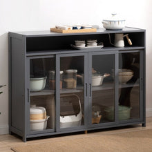 טען את התמונה לגלריה , יחידת אחסון מבמבוק למטבח המשלבת מגוון פתרונות אחסון