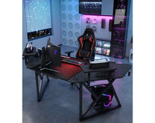 טען את התמונה לגלריה , שולחן גיימינג למקצוענים ברוחב 1.8 מטר משלב מדפי הגבהה