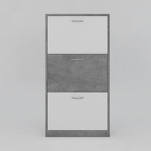 טען את התמונה לגלריה , ארון נעליים בעל שלושה תאים לאחסון - בין 18-24 זוגות נעליים