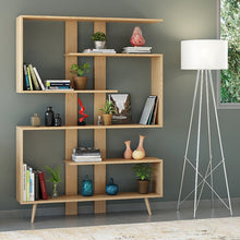 טען את התמונה לגלריה , ספריה מדורגת בצבע אלון