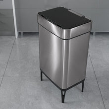 טען את התמונה לגלריה , פח אשפה אוטומטי כסוף