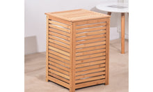 טען את התמונה לגלריה , סל כביסה עשוי כולו במבוק חזק ועמיד מתאים לחדר הרחצה