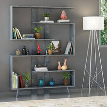 טען את התמונה לגלריה , ספריה מדורגת בצבע בטון