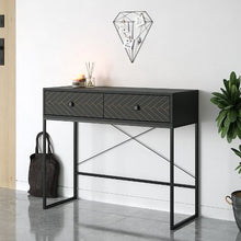 טען את התמונה לגלריה , קונסולת כניסה מהודרת בעלת שתי מגירות ובשישה צבעים לבחירה