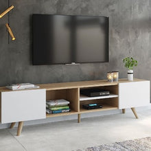 טען את התמונה לגלריה , מזנון מודרני הכולל דלתות ומדפים לאחסון גדול במראה יוקרתי