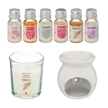 טען את התמונה לגלריה , מארז ריחני נרות ושמנים - 157759