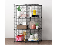 טען את התמונה לגלריה , יחידת אחסון מודולרית מברזל עמיד - 6 תאים