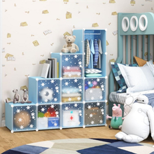 טען את התמונה לגלריה , מערכת אחסון מודולארי לחדר הילדים המשלב 2-6 קומות אחסון לפי הצורך