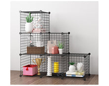 טען את התמונה לגלריה , יחידת אחסון מודולרית מברזל עמיד - 6 תאים