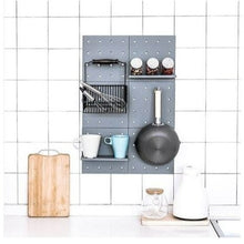 טען את התמונה לגלריה , 6 יחידות מדפי אחסון מודולרי לתלייה ללא קידוחים