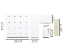 טען את התמונה לגלריה , 6 יחידות מדפי אחסון מודולרי לתלייה ללא קידוחים