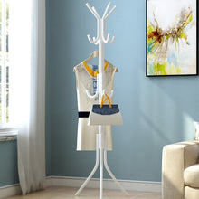 טען את התמונה לגלריה , מתלה מעילים עומד בעל 12 זרועות תלייה ובצבעים לבחירה