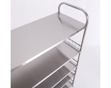 טען את התמונה לגלריה , יחידת מדפים מנירוסטה מתאים לאחסון רב שימושי בבית